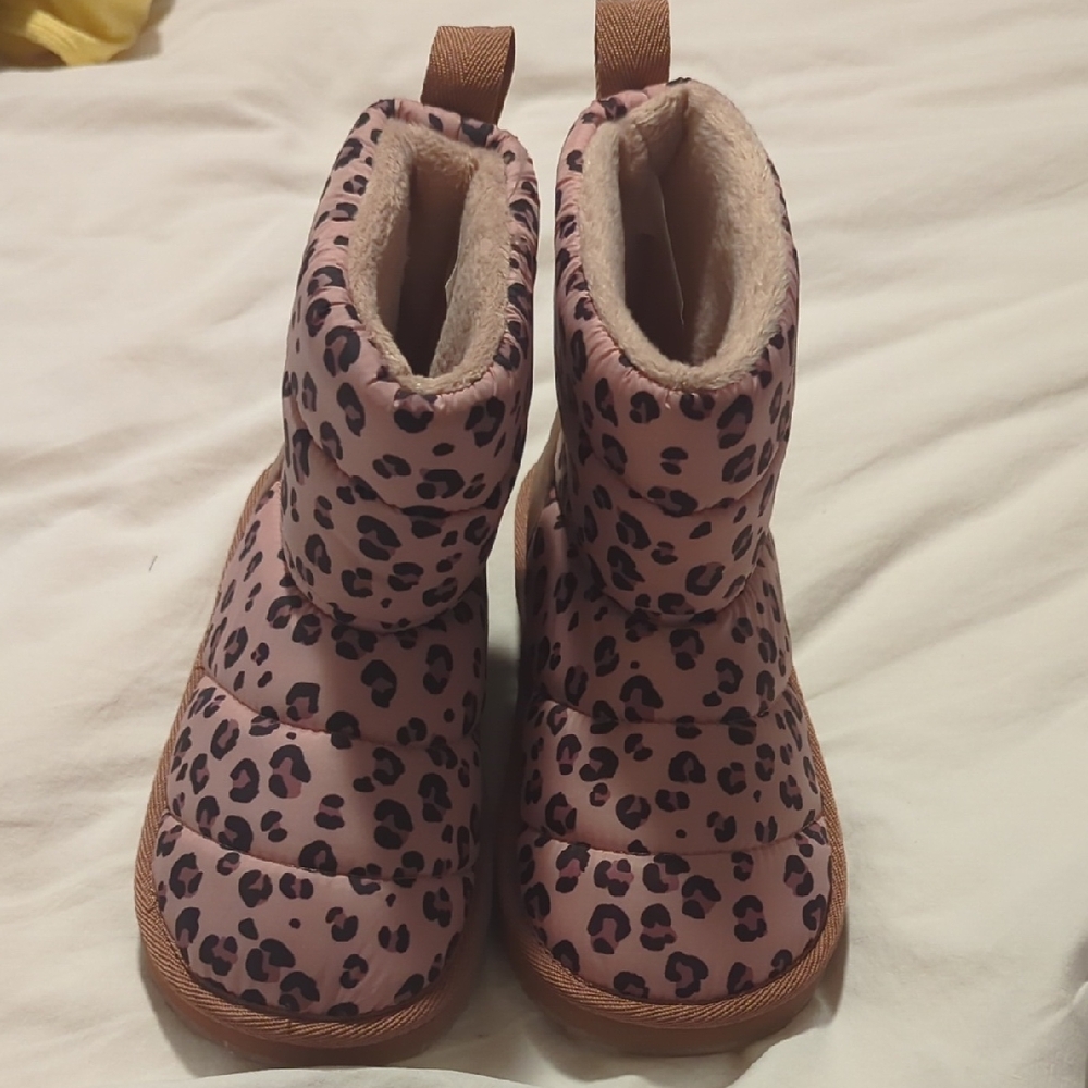 H&M Tan Leopard Print Boots